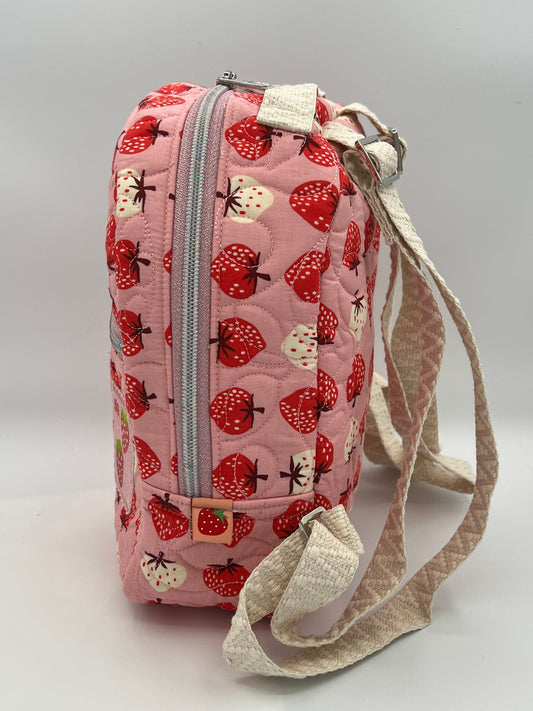 Small Backpack Strawberry Stamp