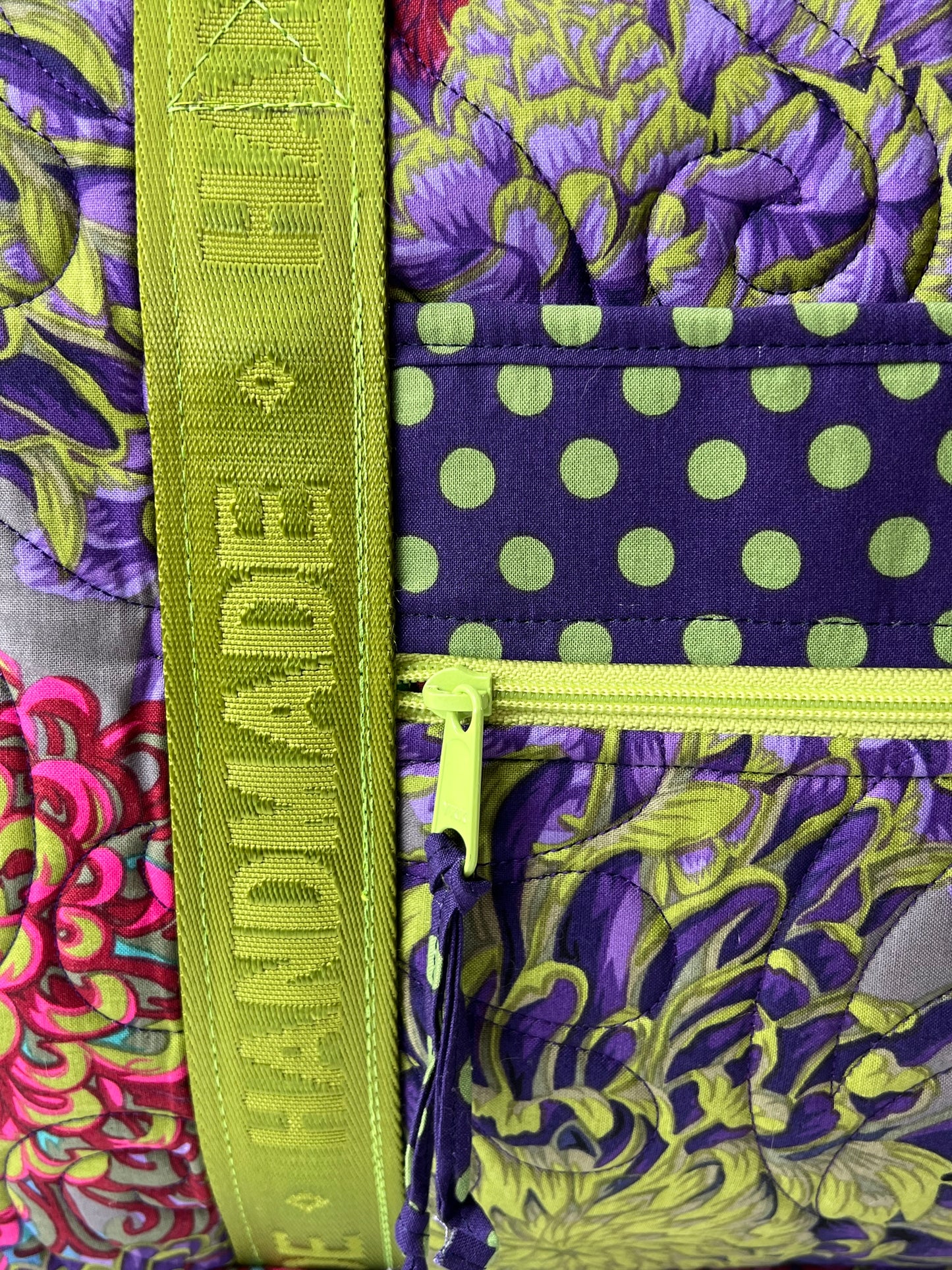 Quilted Weekend Travel Bag Kiwi