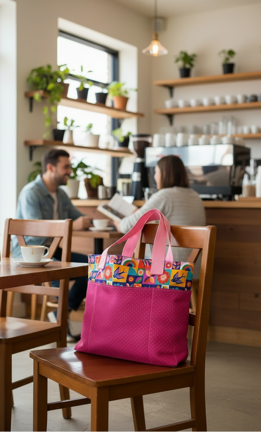 Crafters Carry-All Tote Bag Pink