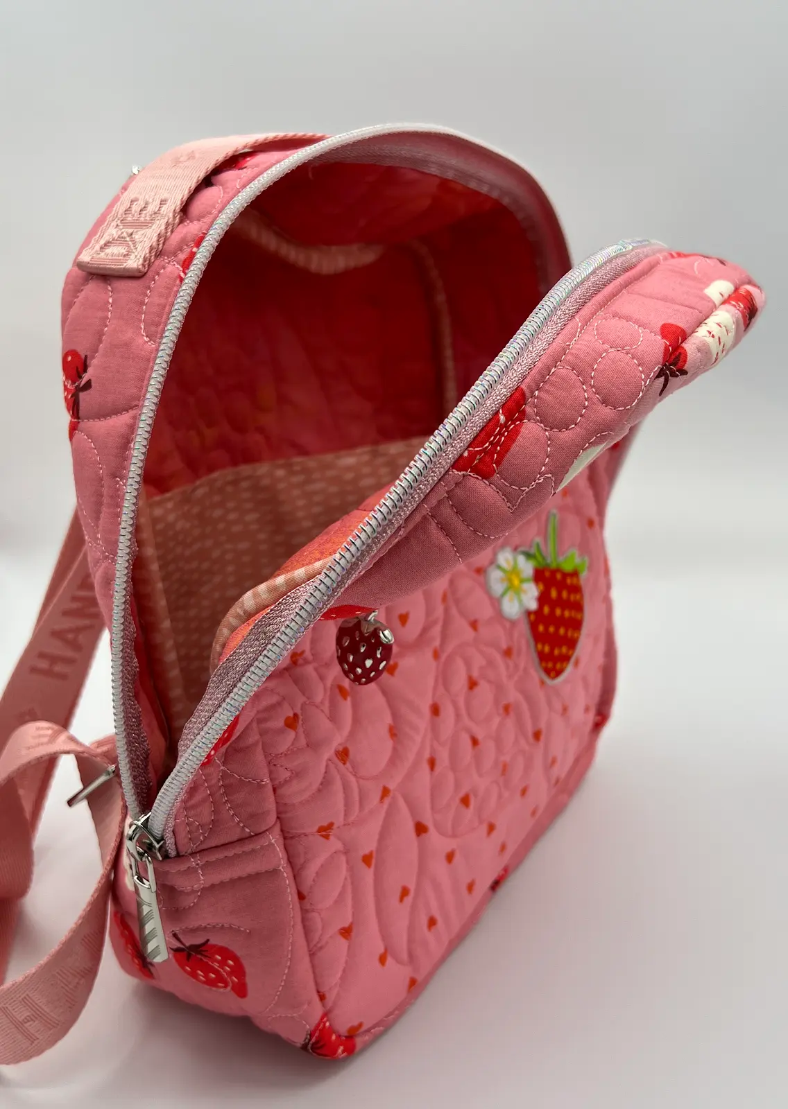 Small Backpack Strawberry Patch