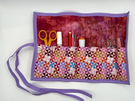 Rollup Pinwheel Plum Interior
