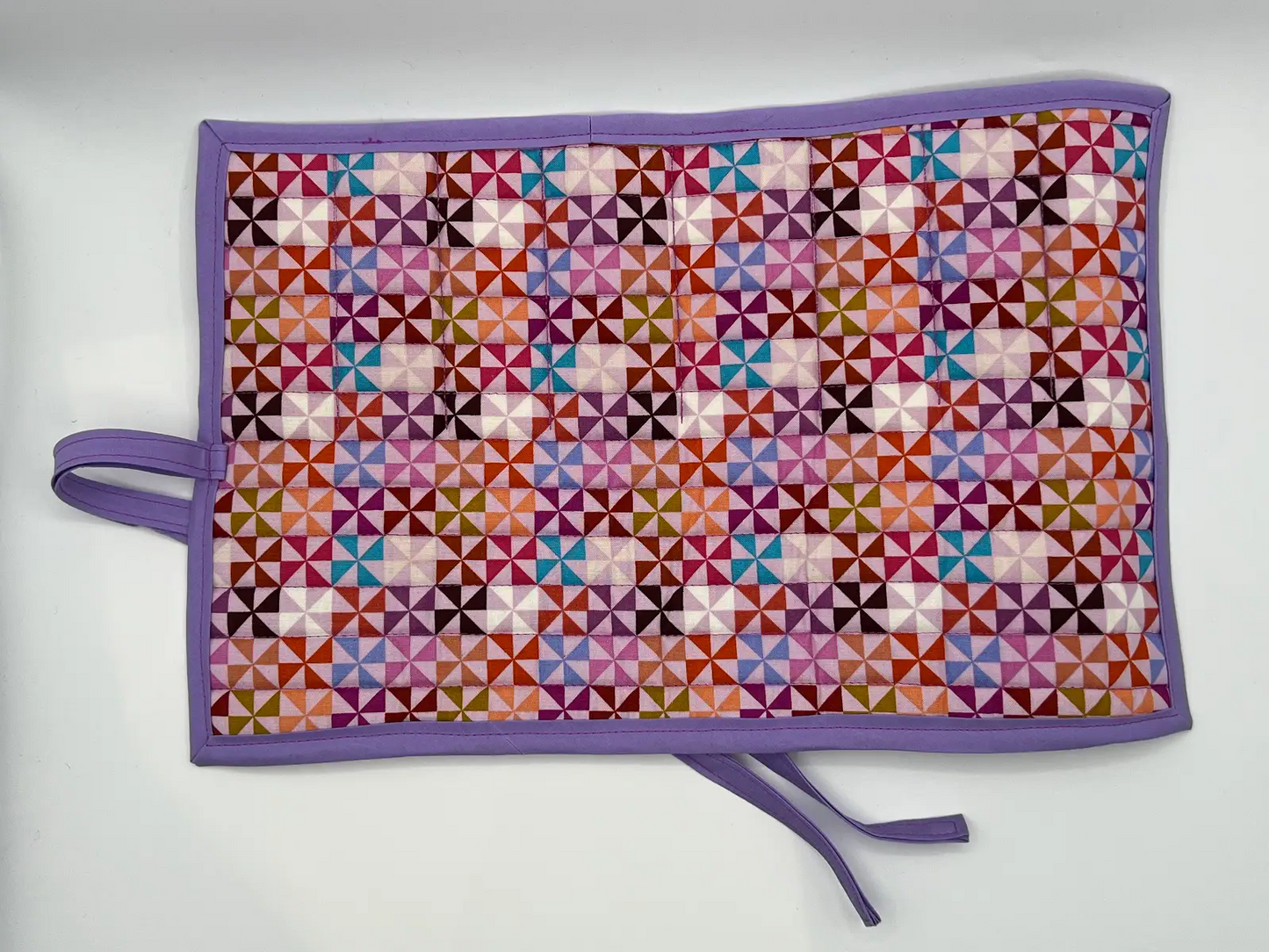 Rollup Pinwheel Plum Interior
