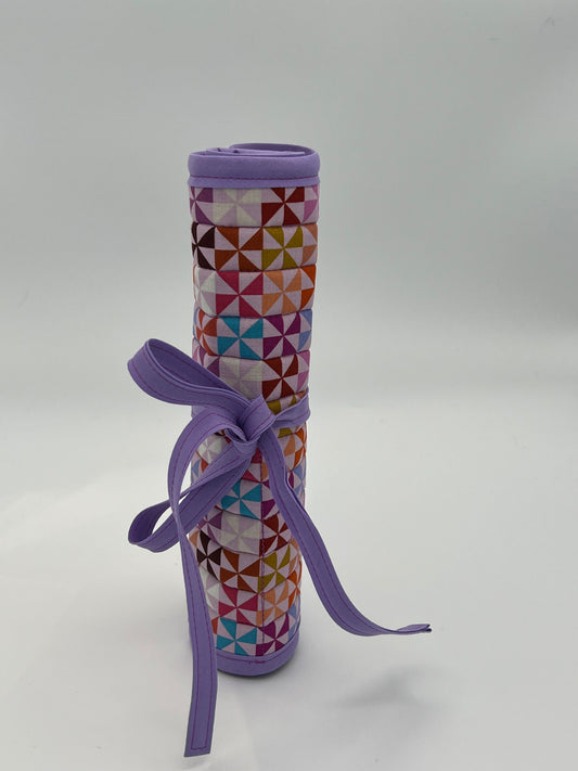 Rollup Pinwheel Plum Interior