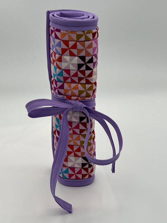 Rollup Pinwheel Purple Interior