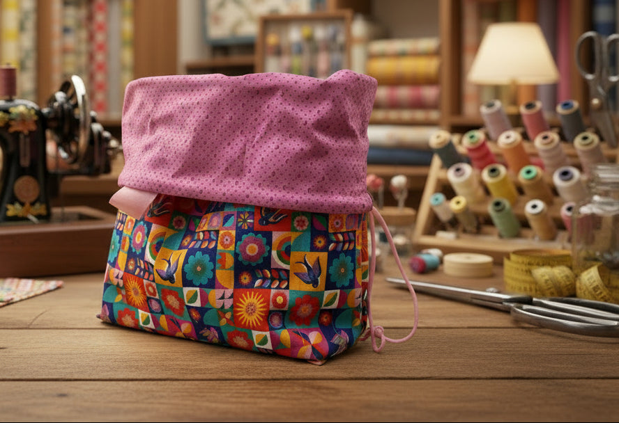 Crafters Carry-All Tote Bag Grid