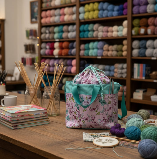 Crafters Carry-All Tote Bag Soft Pink