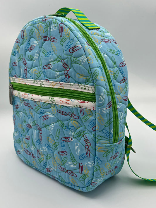 Small Backpack School Blue