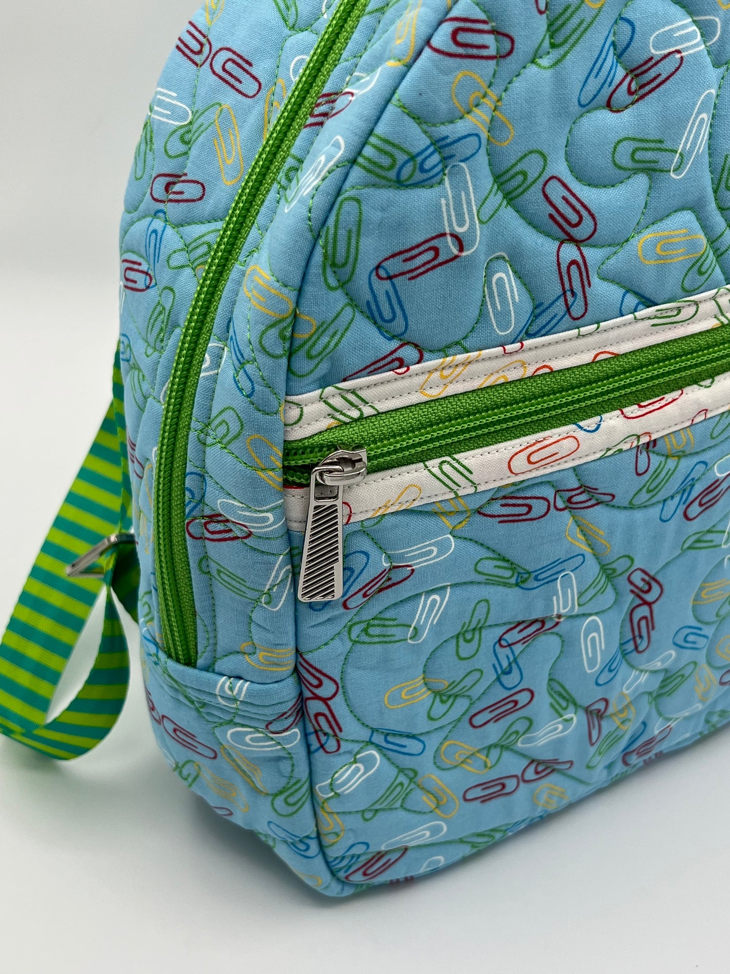 Small Backpack School Blue