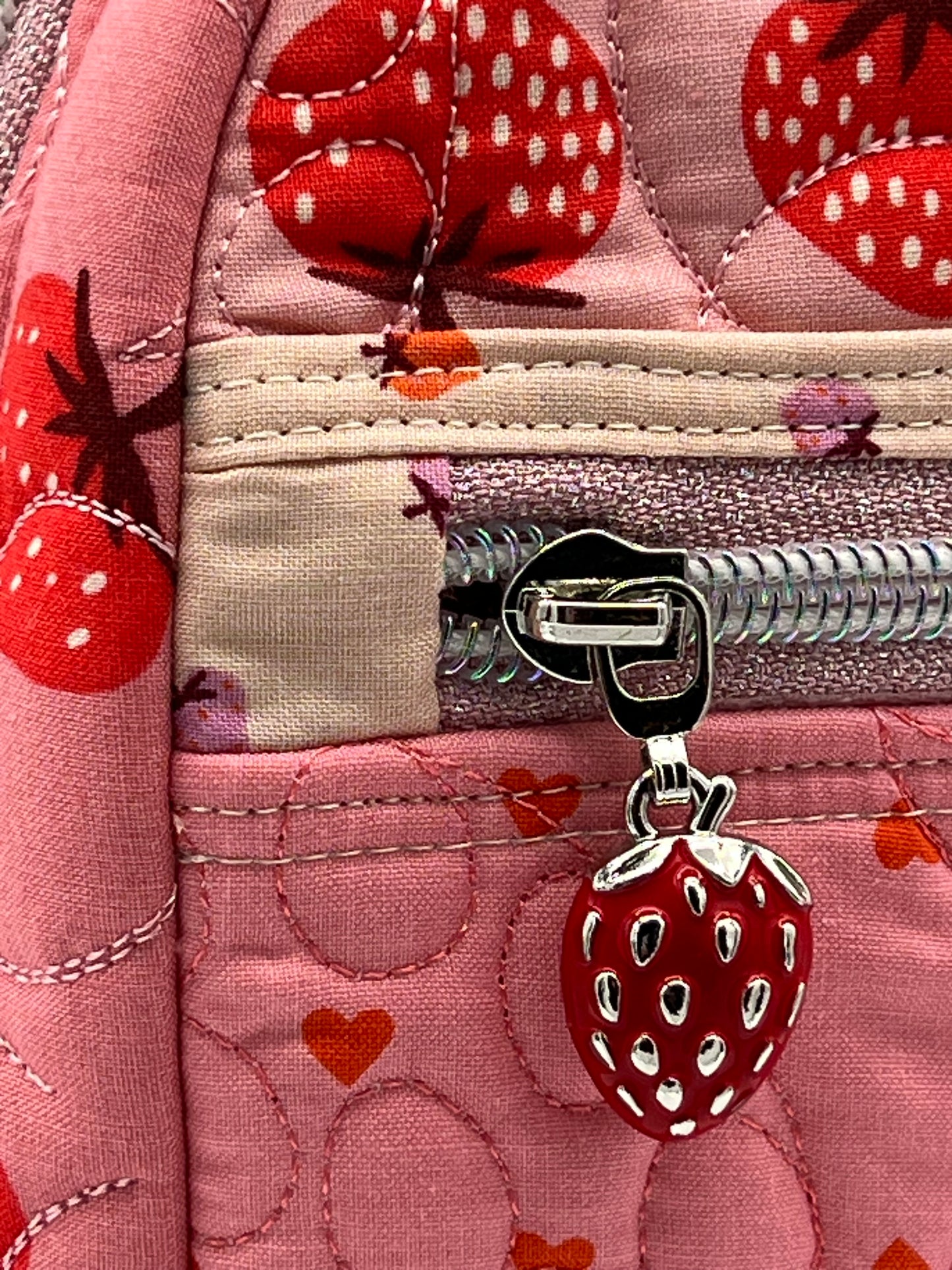 Small Backpack Strawberry Patch