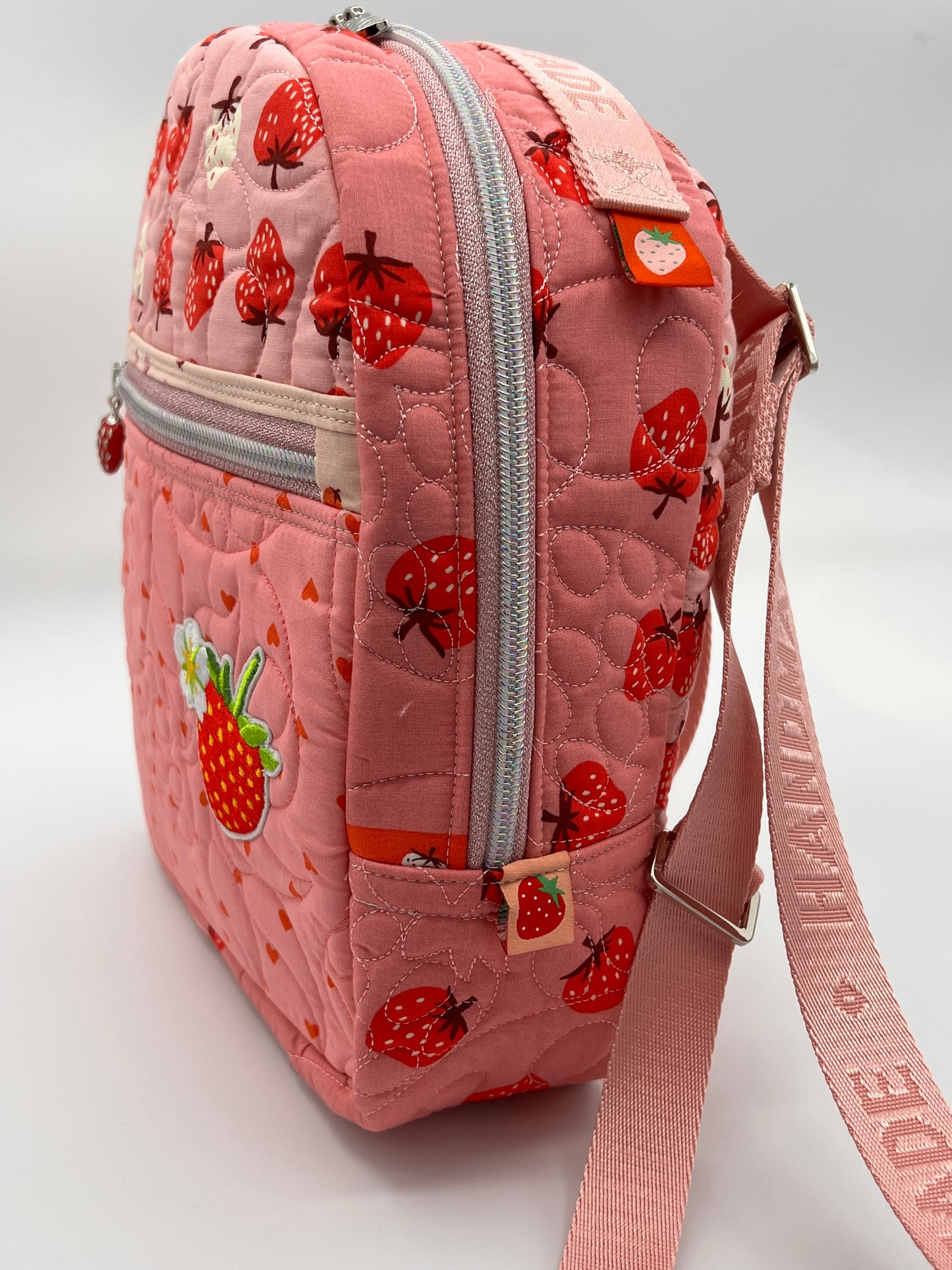 Small Backpack Strawberry Patch