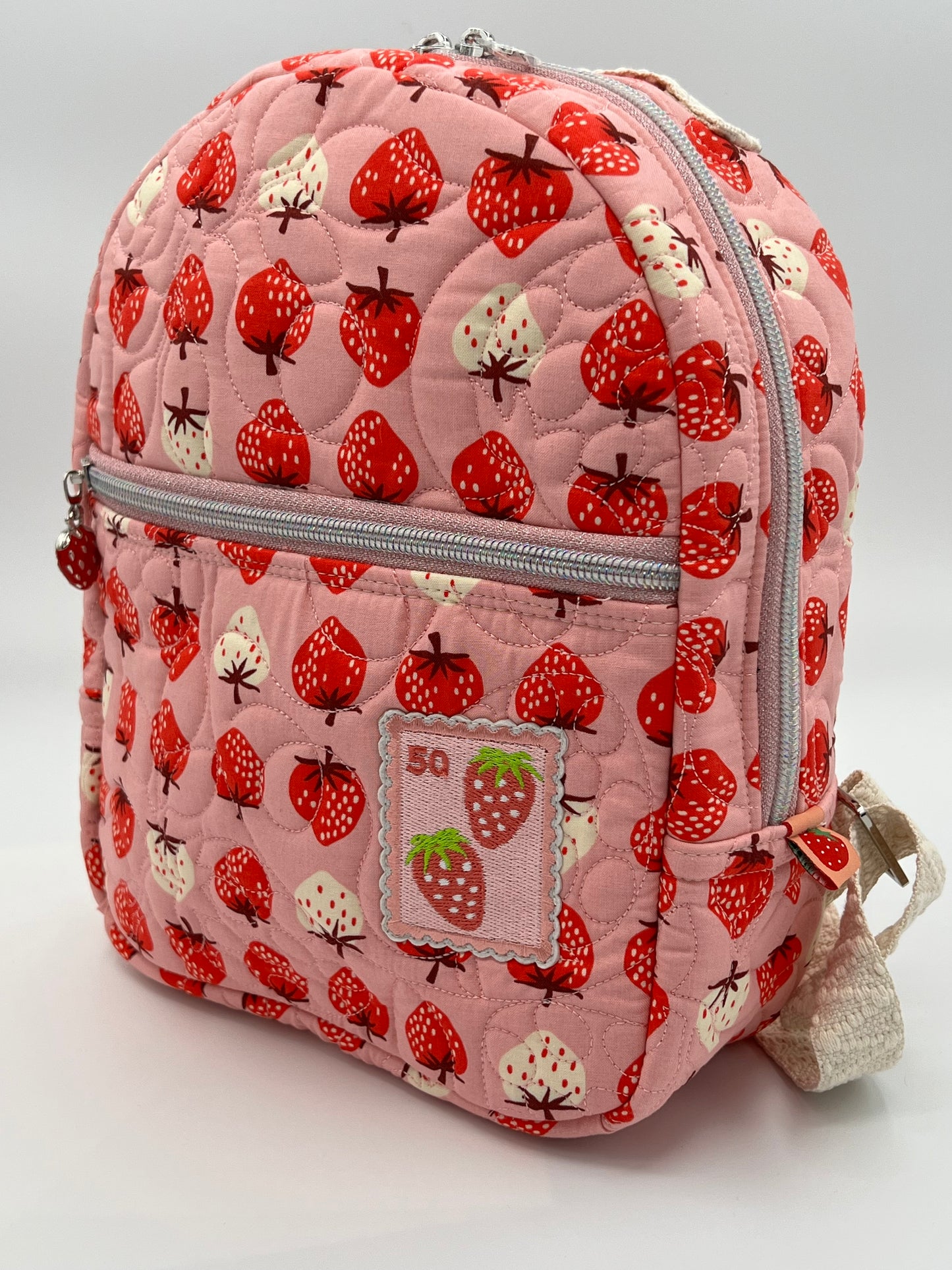 Small Backpack Strawberry Stamp