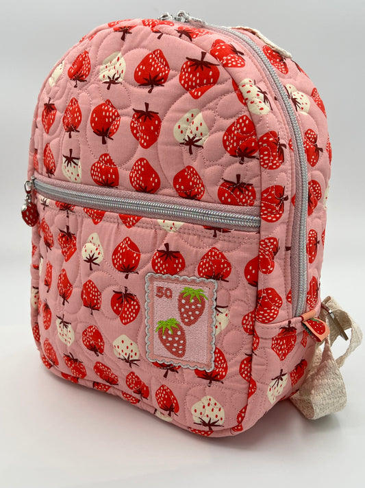 Small Backpack Strawberry Stamp