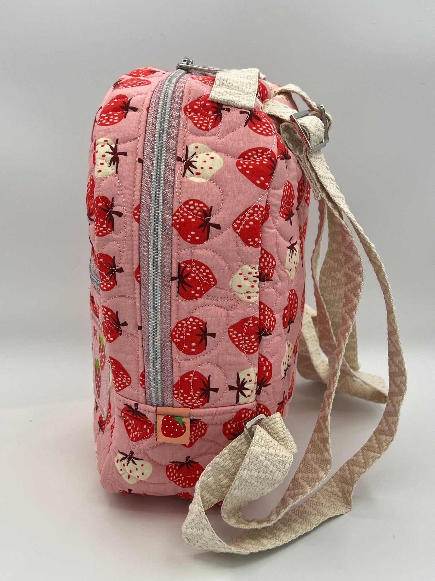 Small Backpack Strawberry Stamp