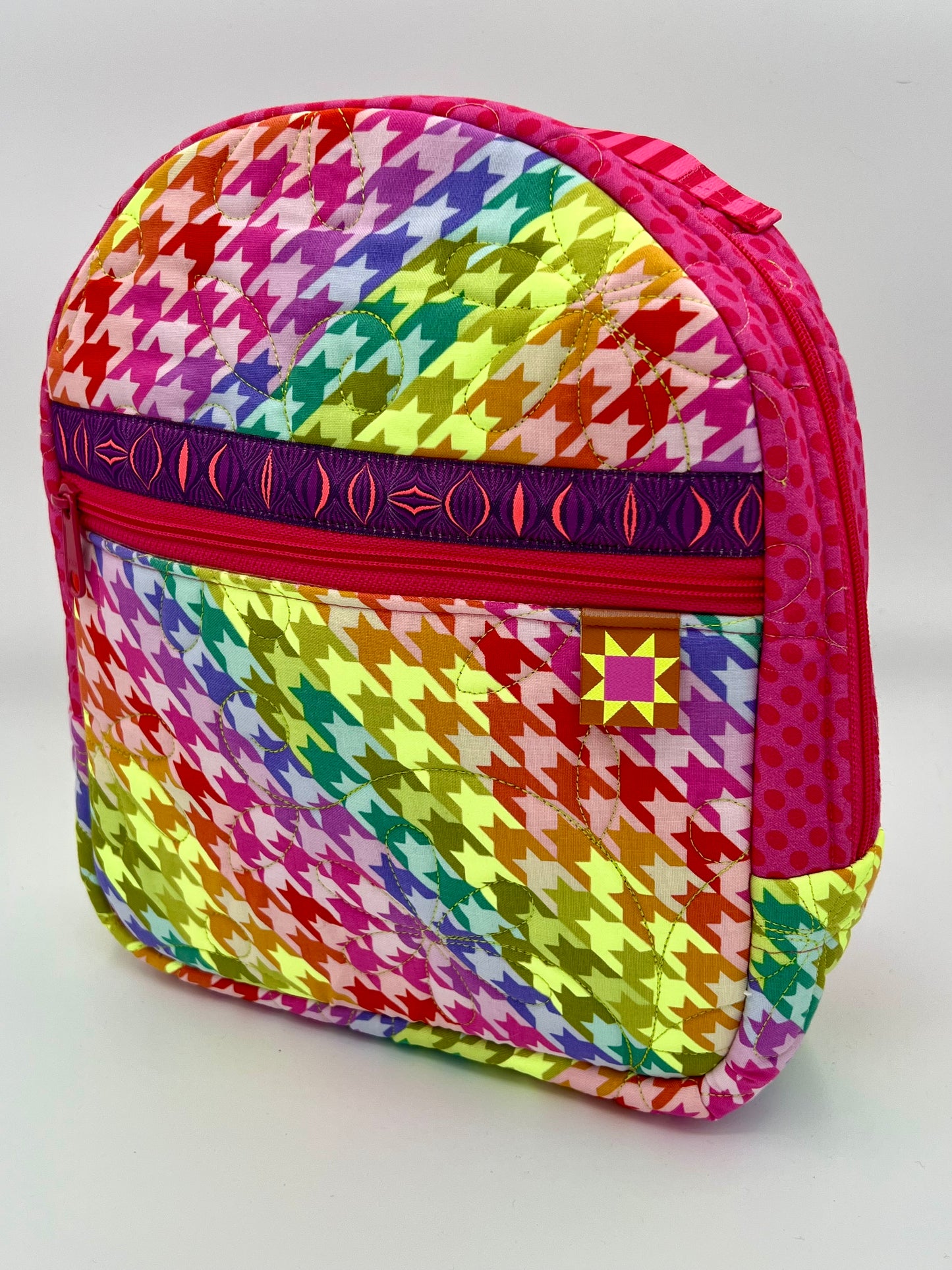 Small Backpack Houndstooth