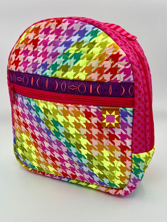 Small Backpack Houndstooth