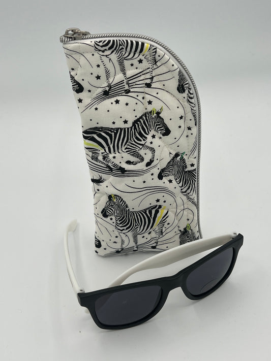 Eye Glass Case Zebra