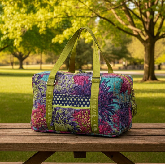 Quilted Weekend Travel Bag Kiwi