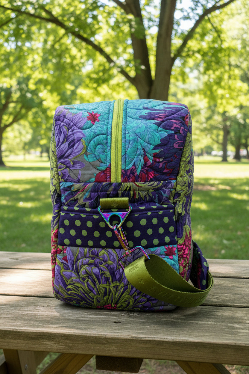 Quilted Weekend Travel Bag Kiwi