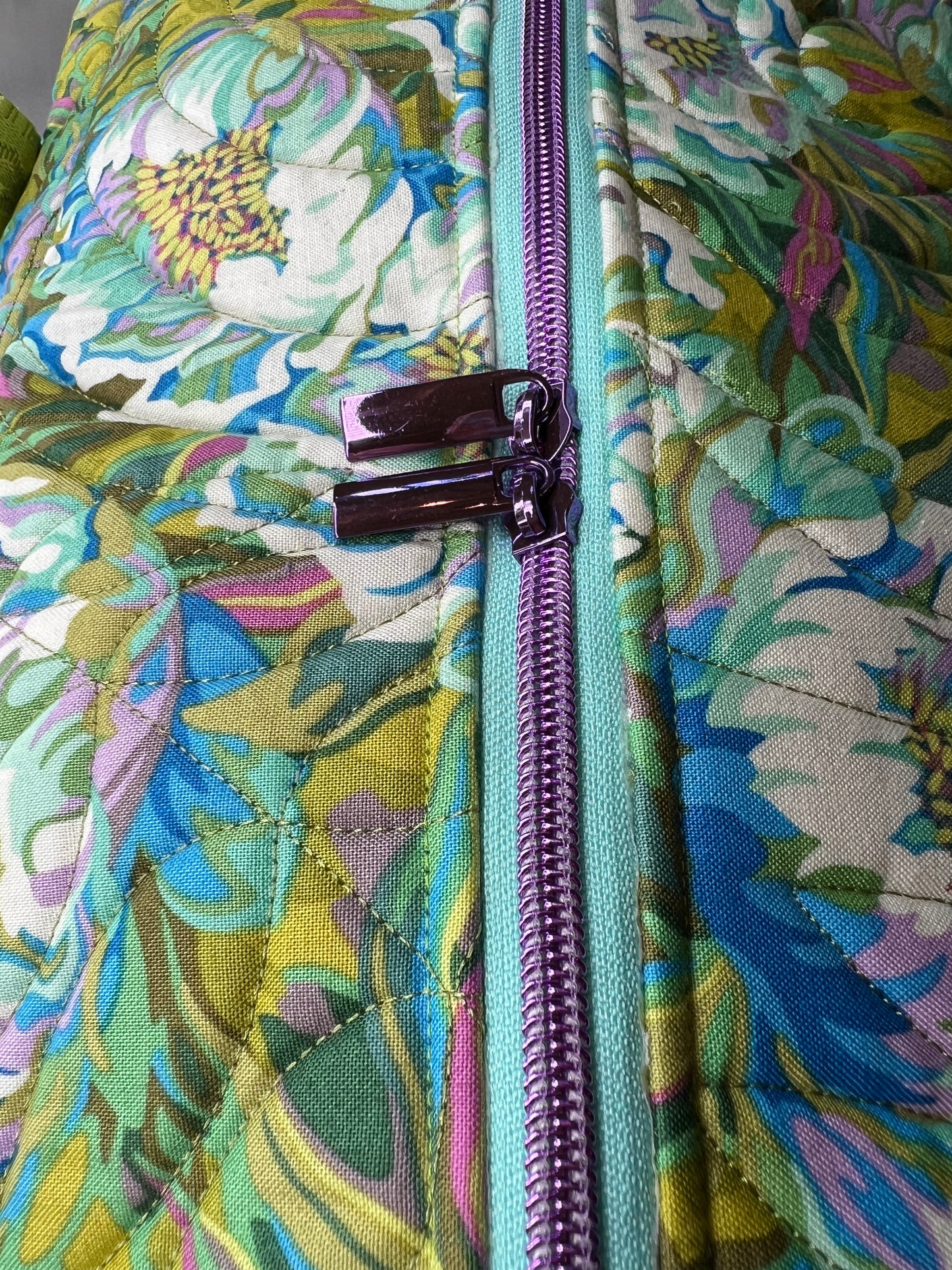 Quilted Weekend Travel Bag Limelight