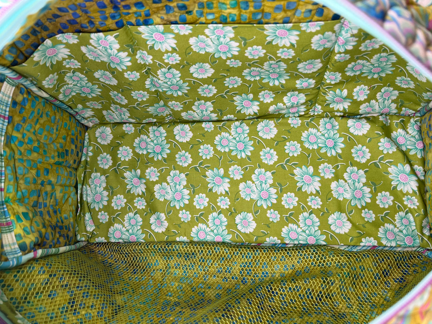 Quilted Weekend Travel Bag Limelight