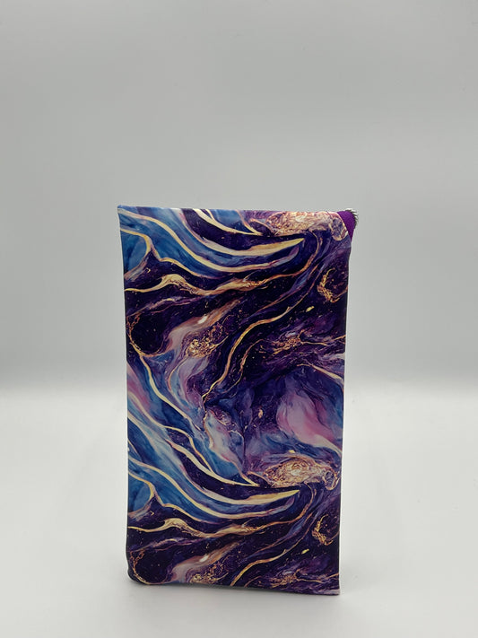 Diagonal Zip Pouch Swirl Medium