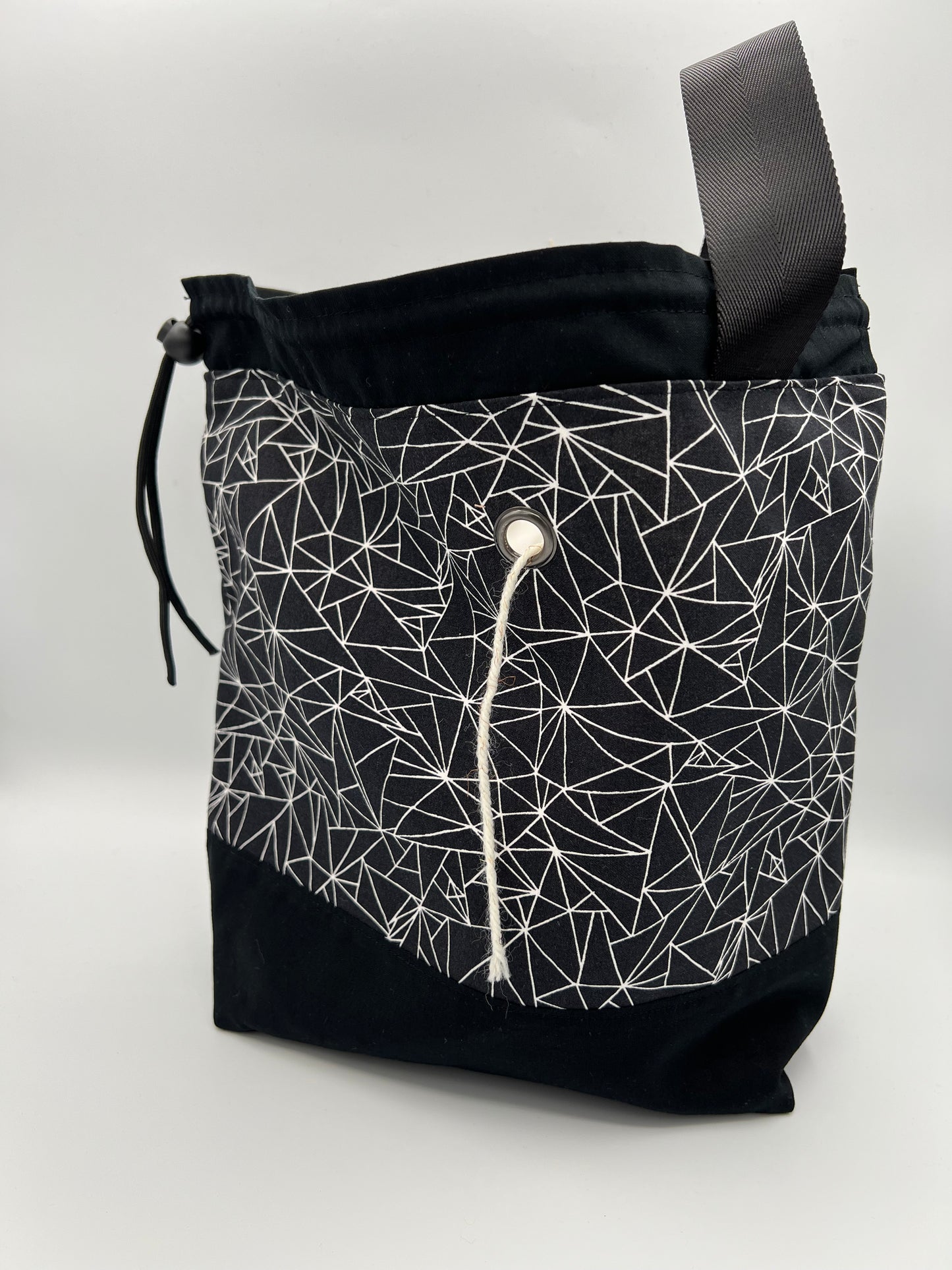 Versatile Large Drawstring Project Bag for Effortless Creativity On-the-Go