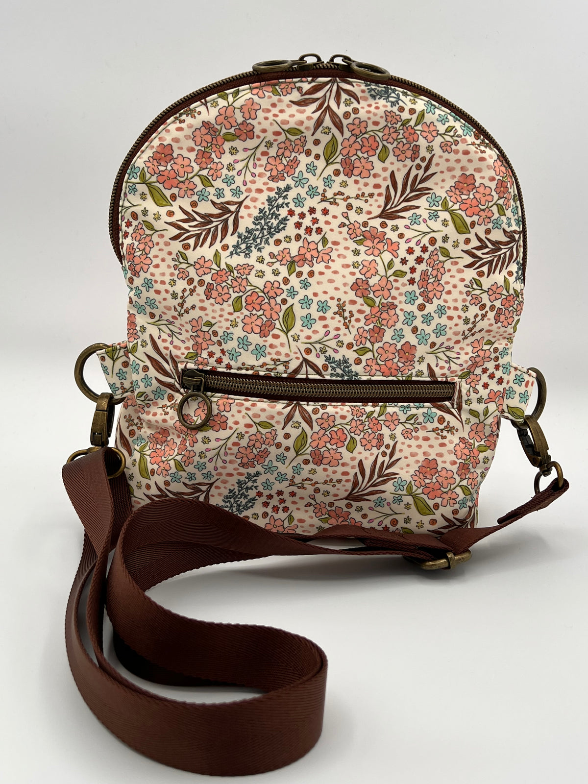 Floral Fold Over Crossbody — Compact, Organized, Travel‑Ready
