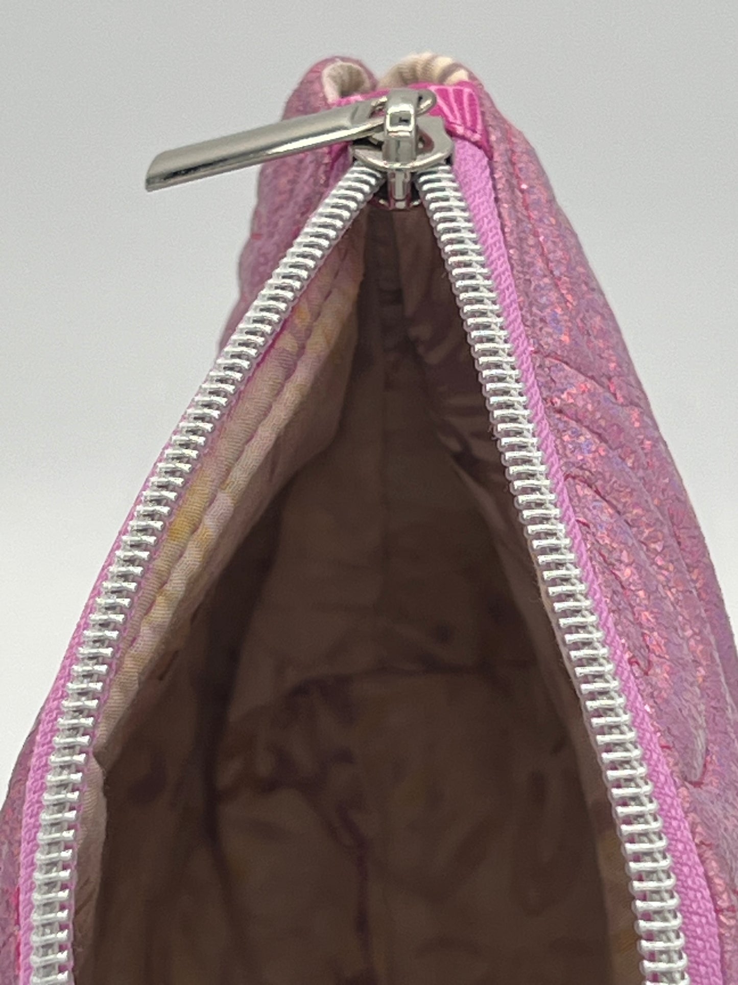 Quilted Pouch Pink Medium