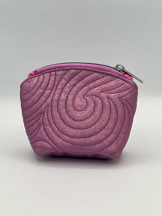 Quilted Pouch Pink Small