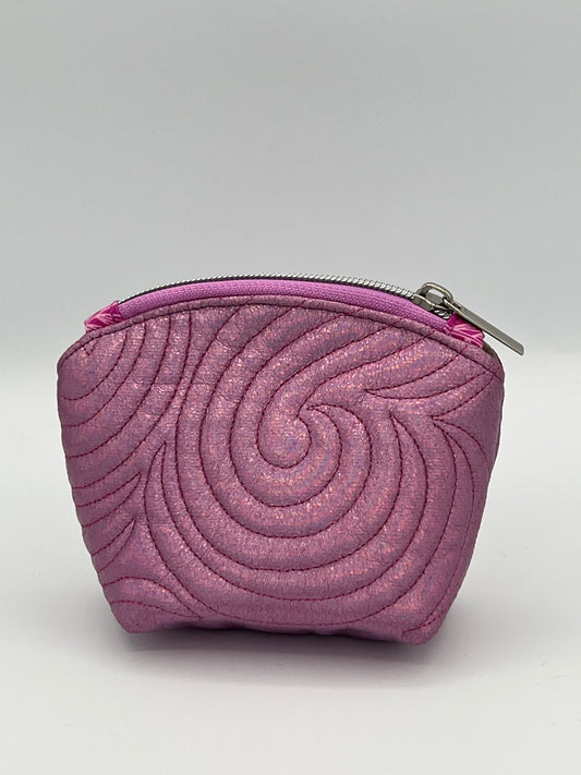 Quilted Pouch Pink Small