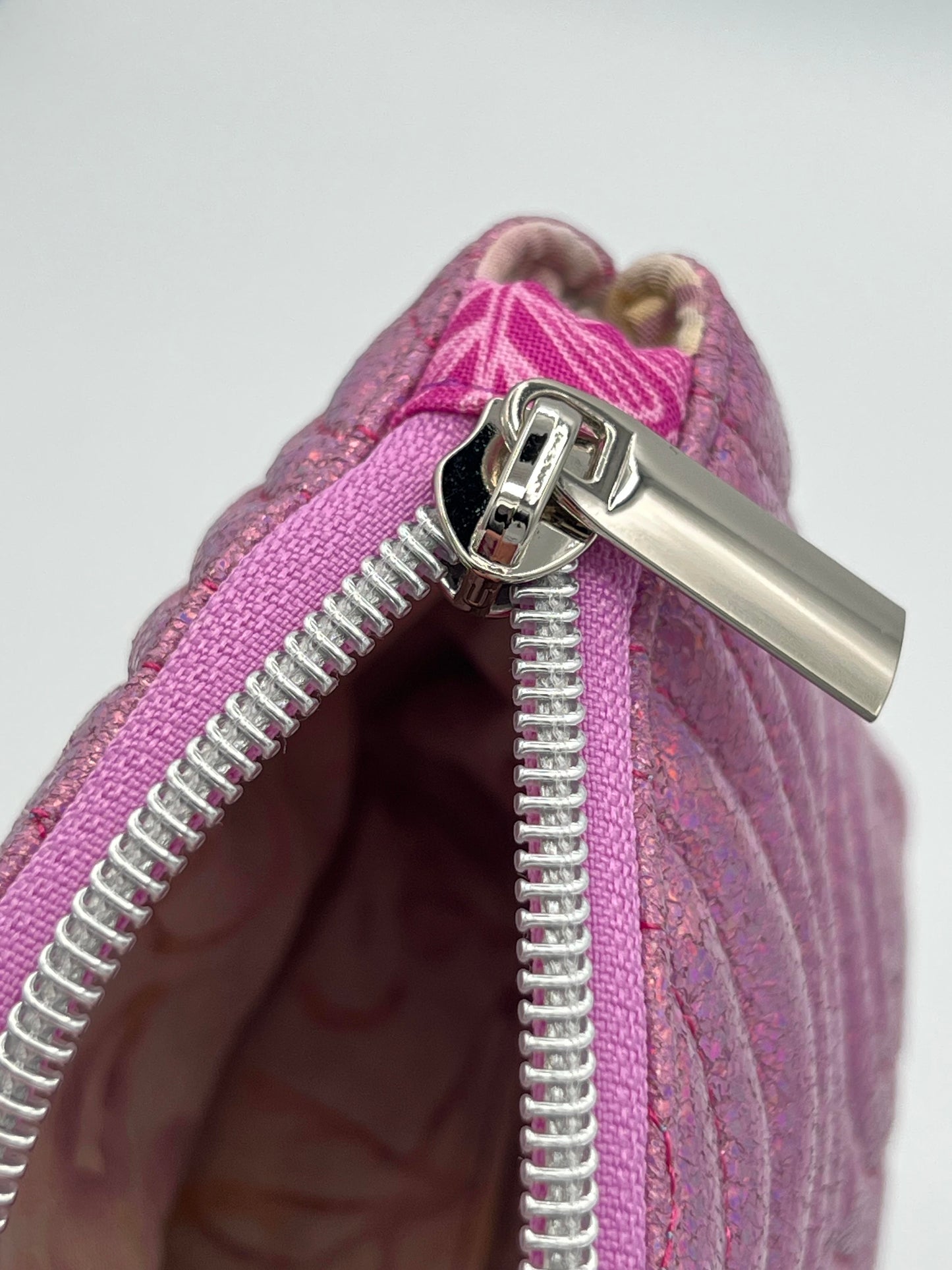 Quilted Pouch Pink Small
