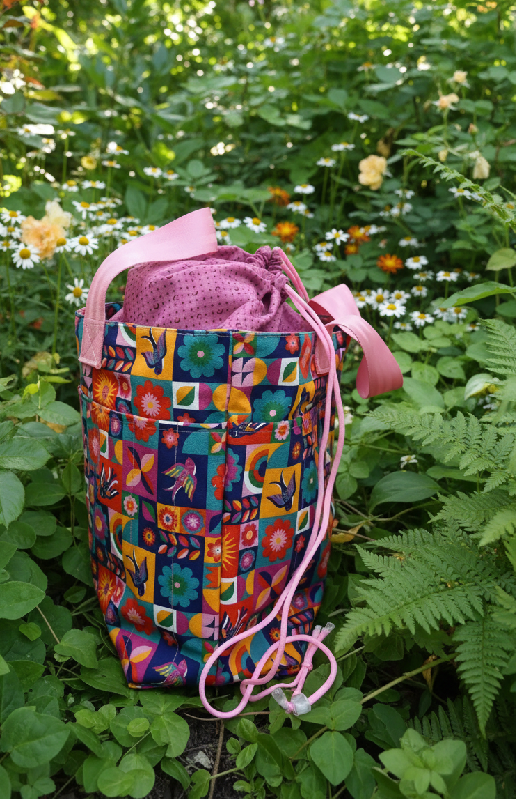 Crafters Carry-All Tote Bag Grid