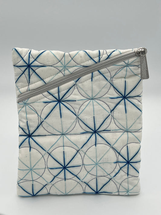 Quilted Sleeve White 8" H x 6¾" W